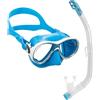 CRESSI COMBO MAREA JR + TOP BLU Maschera Snorkel