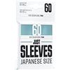 Gamegenic - ggx10011ml - Just Sleeves - 60 Japanese Size Card Game Sleeve - Clear