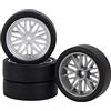 kowaku Set di 4 Pneumatici RC Rally da 32mm per Auto Scala 1:18 - Accessorio Modifica, Nastro