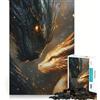 VJcfRUer Puzzle Tairn And Andarna Fourth Wing da 1000 pezzi per adolescenti migliora la memoria, rilassante e divertente, con bordi netti, 38x52cm