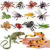 TOEY PLAY Realistici Insetti Giocattolo, Figure Insetti, Rettile Giocattoli | Animali Assortiti, Api, Farfalle, Serpenti, Ragni, Regalo per Bambini Ragazzi Ragazze 3 4 5 6 Anni