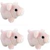 VRasehorn 3 pezzi di peluche Mini maiale circa 7 cm porcellini portafortuna, come decorazione fai da te e regalini