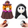 Henjunu 2 Pezzi Halloween Squeeze Giocattoli, Giochi Antistress Bambini | Halloween Squishy, Squeeze Ball, Palline Anti Stress Ufficio, Giocattoli di Decompressione