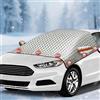 FFTANXS Copri Parabrezza per Inverno 144*125cm,Copriparabrezza Auto Inverno Pieghevoli con Copertura per Specchietto e 12 Magneti,Antigelo,Resistente a Neve,Polvere,Raggi UV,per Maggior Parte Veicoli-Argento