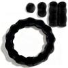 Pahajim Coprivolante Peloso Comodo Peluche Copri Volante Universale Set Interno Auto include Fodera Leva Cambio, Fodera Freno a Mano e Rivestimenti Cinture Sicurezza
