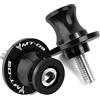 TREONK Supporti per Forcellone Posteriore - M6 Supporti Cavalletto Alluminio Coppia di Nottolini Alza Moto per MT03 MT-03 MT 03 2015-2023