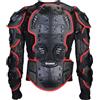 WILDKEN Giacca Moto Corpo Armatura Indumenti di Protezione Completa, Rosso | Moto Professionale Sportivo per Donna Uomo Adulto Spina Dorsale Tuta da Motociclista Protezioni Moto Armatura Motocross Tuta