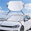 Akapola Copri Parabrezza, Copertura Parabrezza Auto Inverno Copertura Parabrezza Auto Copertura Pieghevole Parabrezza Auto Coperture Per I Contro Neve Ghiaccio Gelo Polvere Sole