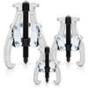 topolenashop Set 3 Estrattori a 3 Ganasce Reversibili 75, 100 e 150 mm - per Cuscinetti, Pulegge, Volani, Ingranaggi e Dischi Freno - Uso Interno Esterno 02271