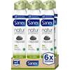 Sanex Mineral Protect Deodorante spray, confezione da 6 x 200 ml, protezione 48 ore contro il cattivo odore, con pietra di allume, 0% alcool, senza allergeni e coloranti, pelle normale