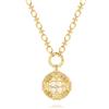 KOOUNUATA Collana Lunga in Oro 18K Collana con Pendente per Donne e Ragazze Gioiello Minimalista Fatto a Mano Collana a Forma di Y per Maglione Regalo per Lei