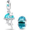 HappyStar Charm in argento Sterling 925 per braccialetti e collane Pandora, gioielli per la festa della mamma, regalo per donne (con un distanziatore