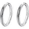 LES FOLIES DI PAOLA GRIECO Orecchini Cerchi Snake in argento 925 - Les Folies per Pandora