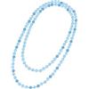 BALIBALI Collana da donna con perline annodate a mano | Collana lunga con pietre semipreziose naturali da 8 mm, per meditazione, braccialetto avvolgente fatto a mano