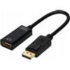Hama Adattatore DisplayPort a HDMI Cavo convertitore Adattatore 4K Nero
