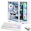 HYRICAN Gaming-PC Pure White 7408 Ryzen 7 7800X3D raffreddamento ad acqua 32GB DDR5 RAM 2TB Gen4 SSD RTX 5080 Windows 11