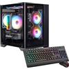 GAMEMAX Gaming-PC Infinity Mini BK 7536 Ryzen 5 7500F 32 GB DDR5 RAM 1 TB SSD RTX 5060 Windows 11