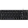 Unbranded Tastiera meccanica da gioco Logitech G413 TKL SE - Con retroilluminazione e interruttori meccanici tattili, anti-ghosting, compatibile con Windows, macOS, layout QWERTZ tedesco - Nero