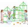 VEVOR, set da costruzione "Fort" da 180 pezzi con effetto luminescente, gioco educativo per bambini dai 5 anni in su, giocattolo creativo per sviluppare il pensiero spaziale, ideale per costruire rifugi e giochi di lancio, include una borsa per il …