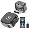 Selius Adattatore 2-in-1 wireless per CarPlay e Android Auto, con Wi-Fi 6 e Bluetooth 5.4, e porte USB-A/C