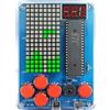 Selius Kit per la costruzione di una console di gioco fai-da-te: kit per console di gioco portatile, con 4 giochi classici