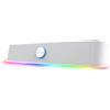 Selius Soundbar con illuminazione RGB, 12 W (6 W RMS), bianca