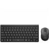 Selius Mini set tastiera e mouse wireless, layout QWERTZ tedesco, colore nero