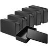 Selius Custodia elettronica 6-compartimenti, nera, grado di protezione IP65/IP66, ideale per progetti fai-da-te