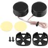 Selius Altoparlanti audio per auto da 12V e 500W, tweeter da 98 dB con viti e adesivo