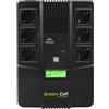 Selius Gruppo di continuità (UPS) online da 800 VA, 480 W, con onda sinusoidale pura e display LCD