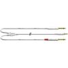 Cordial - Cavo adattatore Y con jack stereo dorato da 3,5 mm e 2 jack mono dorati da 6,3 mm CFU 1.5 WPP-NEVE Bianco