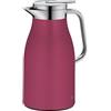 alfi SKYLINE - Caraffa termica da 1,00 l, calda fino a 12 ore | freddo per 24 ore, inserto in vetro temperato, corpo in acciaio inox, thermos per caffè e tè, pulsante per l'uso con una sola