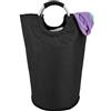 Handy Laundry Borsa con manici, 60 l, pieghevole, in tessuto, cesto portabiancheria per dormitorio, impermeabile, pieghevole, adatto per dormitorio