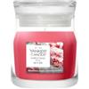 Yankee Candle Candela profumata in barattolo piccolo, candela per la vigilia di Natale, candela in miscela di cera a base vegetale, regalo perfetto per le donne