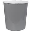 JVL Onyx - Pattumiera rotonda da 7 l, per bagno, camera da letto, ufficio, colore: