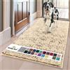 Muddy Mat® Zerbino originale per cani per zampe fangose, super assorbente, in microfibra, antiscivolo, lavabile, in ciniglia, ad asciugatura rapida, lavabile in lavatrice, per interni ed esterni,