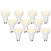 Great Jacob Lampadine LED GU10 8W, 3000K Luce Bianca Calda,10 Pezzi | Equivalenti a 194W, 1450Lumen Lampadine LED Non Dimmerabile