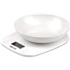 Girmi PS01 Bilancia da Cucina, Plastica, 1 gr/ 5kg, Display LCD 45 x 22mm, Autospegnimento, Funzione TARA, Bianco