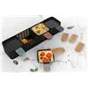 CÉCOA Cheese'Up - Raschietto per candele XXL, dispositivo per raclette per 4 persone, 2 candele per dispositivo, formaggio fuso, compatto e senza elettricità, spatola in legno