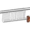 KOIROI 20 ganci a S in acciaio inox, a S, per macellaio, per cucina, affumicatura, lavorazione della carne, barbecue