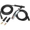 ELECTROMECANICA CANTABRIA ELCAN Portaelettrodo e pinza di terra ELCAN Professional 300A con 5 e 3 metri di cavo in rame da 16mm2 con connettori 10-25 installati e 2 connettori 35-50 extra