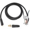 ELECTROMECANICA CANTABRIA ELCAN ELCAN Pinza di terra professionale 300A con cavo in rame da 4 m 16 mm2 e connettore 10-25 installato e connettore 35-50 extra, pinza di terra di alta qualità e resistente per saldatrice
