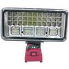 Besttoolifes Lampada da lavoro a LED senza fili, compatibile con batteria agli ioni di litio Einhell da 18 V, 57 LED, portatile, ricaricabile, per costruzioni, officine, esterni (batteria