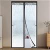 PORFOYO Tenda termica per porte, 90 x 210 cm, protezione dal freddo, per porta del balcone e del soggiorno