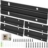 BOJIUKEJI 10 Pz/5 Paia Ganci per Quadri Francesi Pesanti, Supporto per Quadri, 15cm Appendi Quadri Tacchetta Ganci Hardware Kit, Clip Z Staffe per Ganci Francesi ad Incastro per Specchi Quadri Cornici