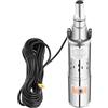 SYNCMH Pompa solare per fontana profonda, 12 V, 180 W, in acciaio inox, portata 1,2 m³/h, profondità di immersione max. 20 m, pompa dell'acqua per fontane profonde, irrigazione