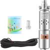 UESUENYENS Pompa sommersa in acciaio inox 180 W, pompa dell'acqua 12 V, silenziosa, pompa sommergibile per fontane profonde, 264 gal/h, altezza di mandata, IP68, motore in rame, uscita da 1 pollice