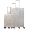 Travelite Set di valigie rigide PANELLO, 3 pezzi, S/M/L, tutte le misure con serratura combinata TSA e 4 ruote doppie, valigetta in ABS con bagaglio a mano