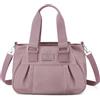 DORRISO Donna Borsa Tracolla Moda Borsa Viaggio Tracolla Borse Leggero Mano Borsetta Messenger Bag per Shopper Casual Lavoro Vacanze Impermeabile Nylon Viola