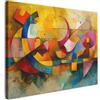 MuchoWow© Quadro Moderno Quadri Su Tela Grandi Foto Con Cornice Stampe | 100x70 cm Soggiorno Decorazioni Da Parete Salotto Camera Da Letto Arte - Astratto